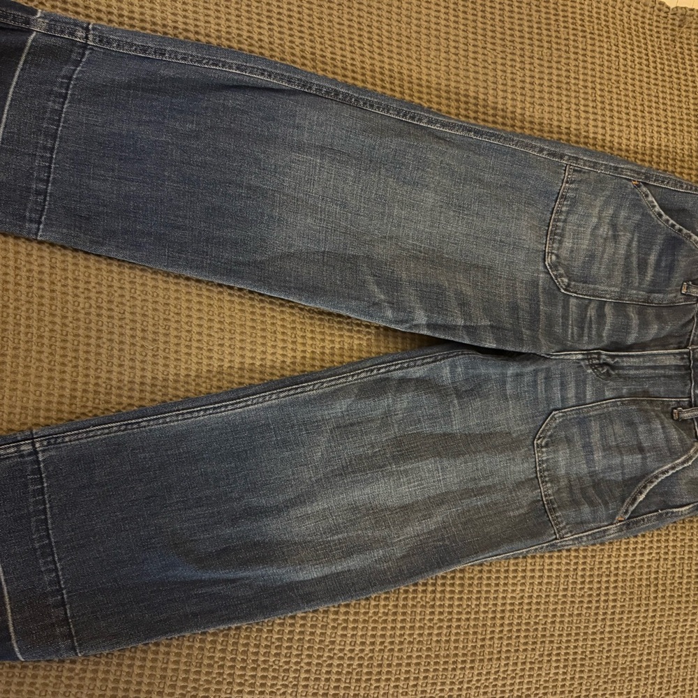 Abercrombie & Fitch Blue Ankle Jeans